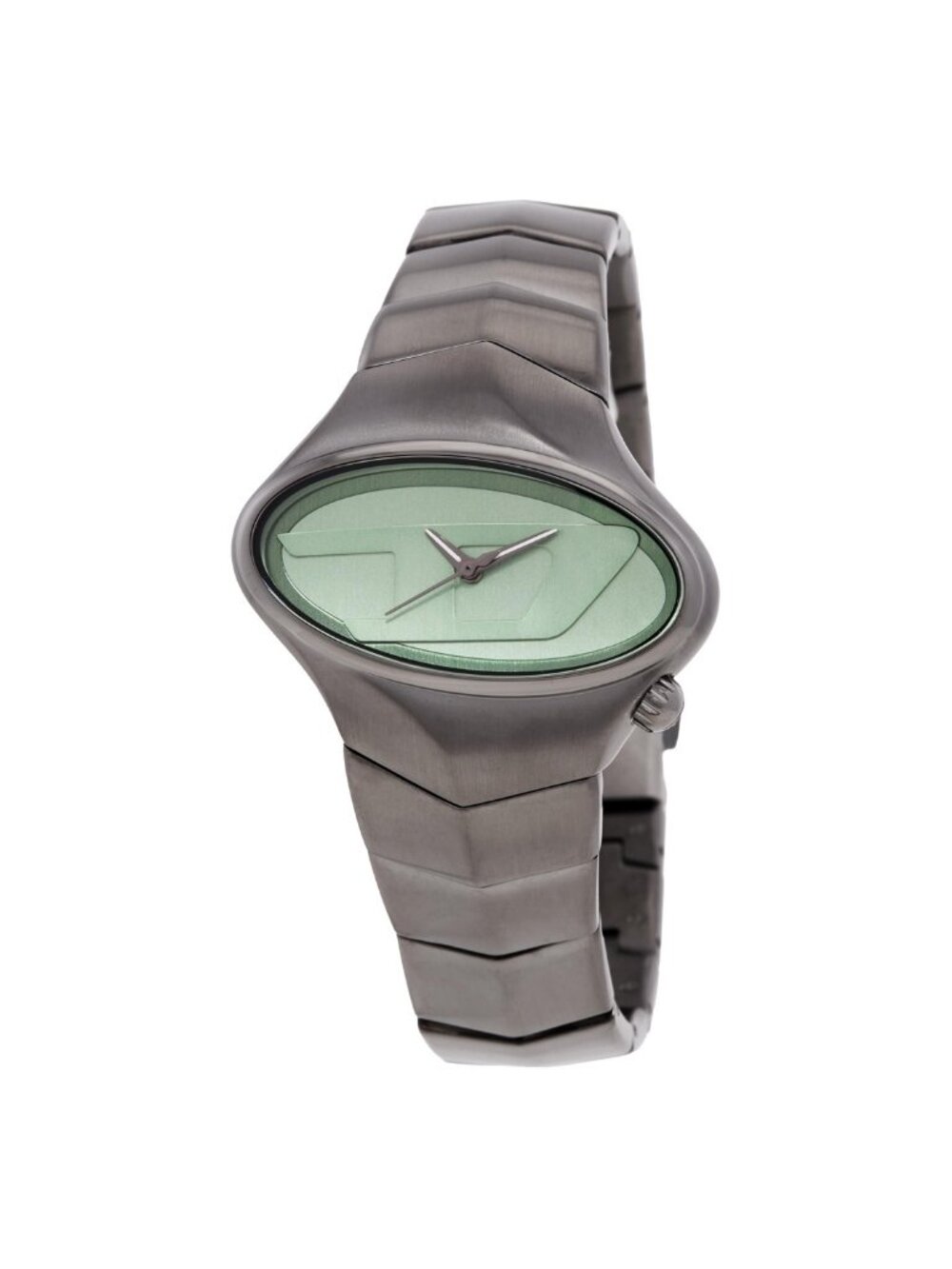 NWT Diesel D-Rush Quartz Green Dial Men's Watch